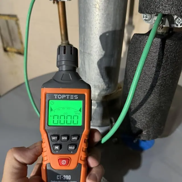Electronic carbon-monoxide testing at fuel-burning equipment by Affordable Plumbing NEPA