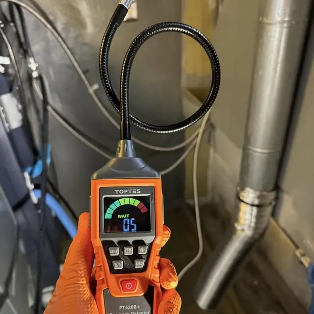 Electronic natural-gas and combustible-gas leak detection equipment used by Affordable Plumbing NEPA