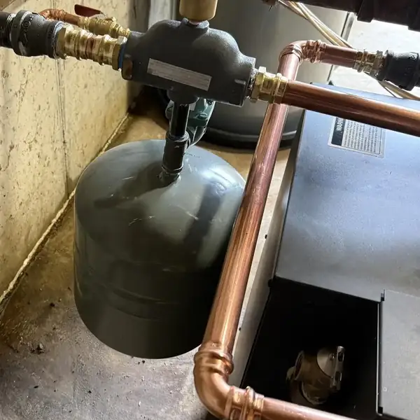 Boiler Air Scoop Replacement installed by Affordable Plumbing NEPA