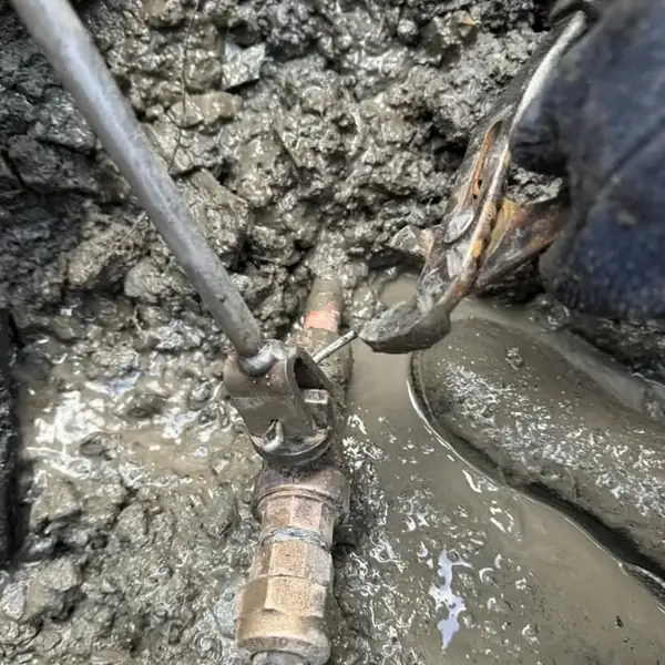 5. Professional brass compression connection by Affordable Plumbing NEPA