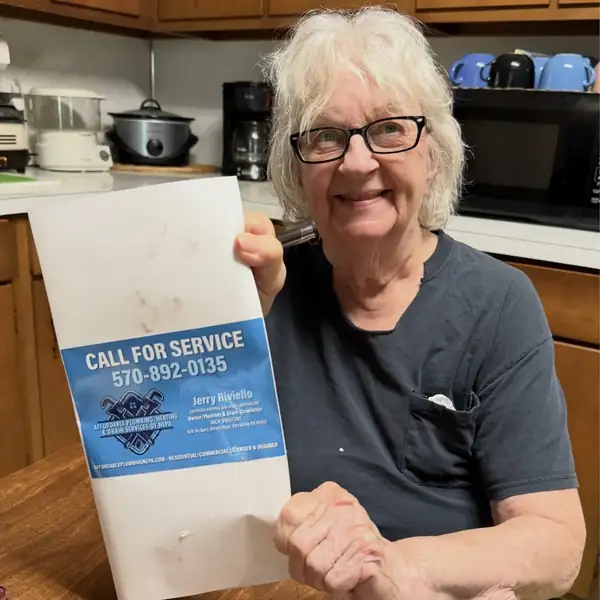 Joyce B., a longtime Affordable Plumbing NEPA customer