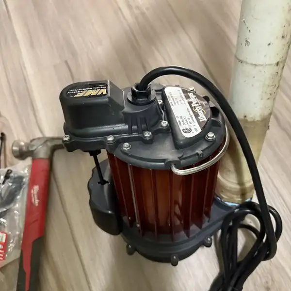 Liberty Sump Pump Replacement installed by Affordable Plumbing NEPA