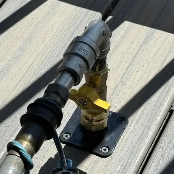 Gas Piping & Shutoff Valve by Affordable Plumbing NEPA
